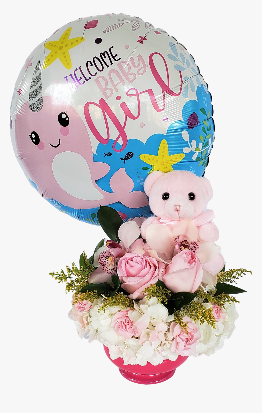 Cute Little Bear Pink - Bouquet, HD Png Download, Free Download