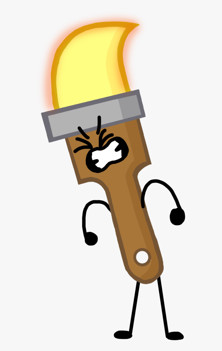 Paintbrush But In Bfb Style 2 By Sugar-creatorofsfdi - Inanimate Insanity Bfb Style, HD Png Download, Free Download