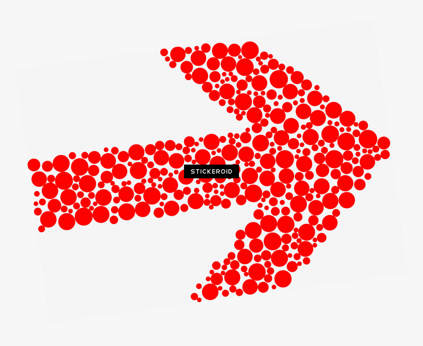 Red Circles Arrow - Right Arrow Red Png, Transparent Png, Free Download