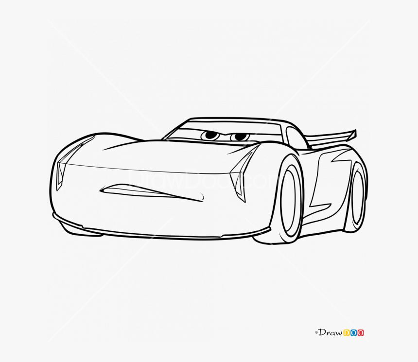 How To Draw Jackson Storm, Cars - Sketch, HD Png Download, Free Download