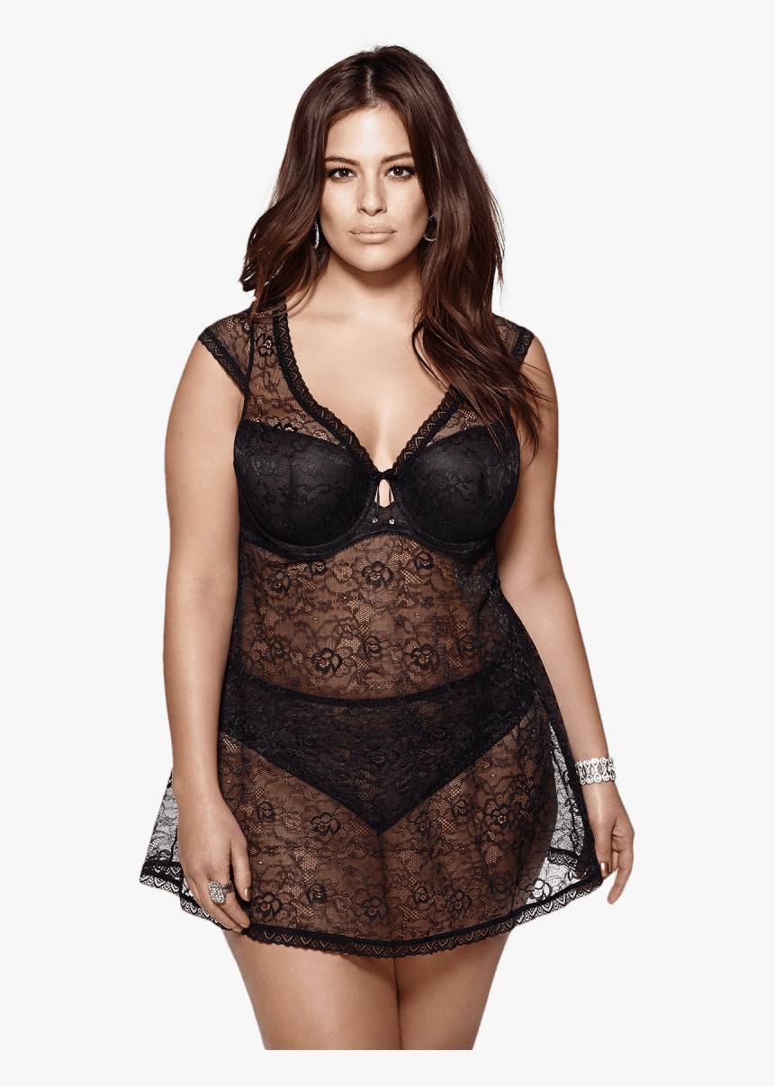 The Ashley Graham Plus Size Lingerie Collection On - Ashley Graham Png, Transparent Png, Free Download