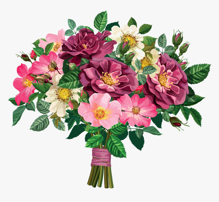 Transparent Background Flower Bouquet Png, Png Download, Free Download