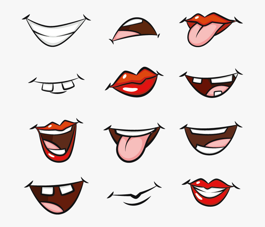 Pictures Mouth Cartoon Drawing Hd Image Free Png Clipart - Cartoon Mouth Drawing, Transparent Png, Free Download