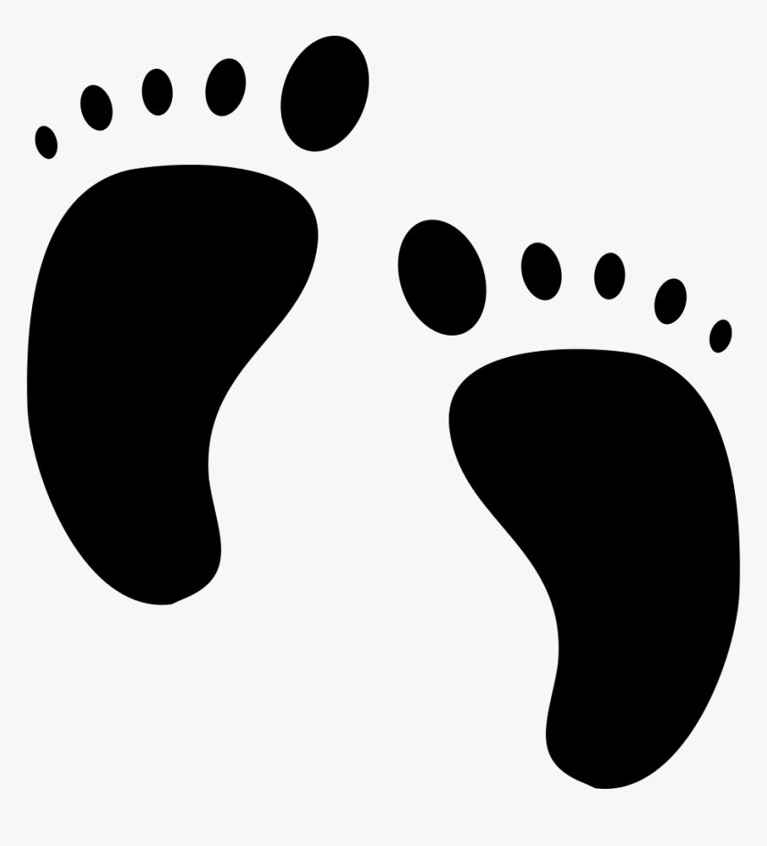 Scalable Vector Graphics Clip Art Footprint - Baby Footprint Svg Free, HD Png Download, Free Download