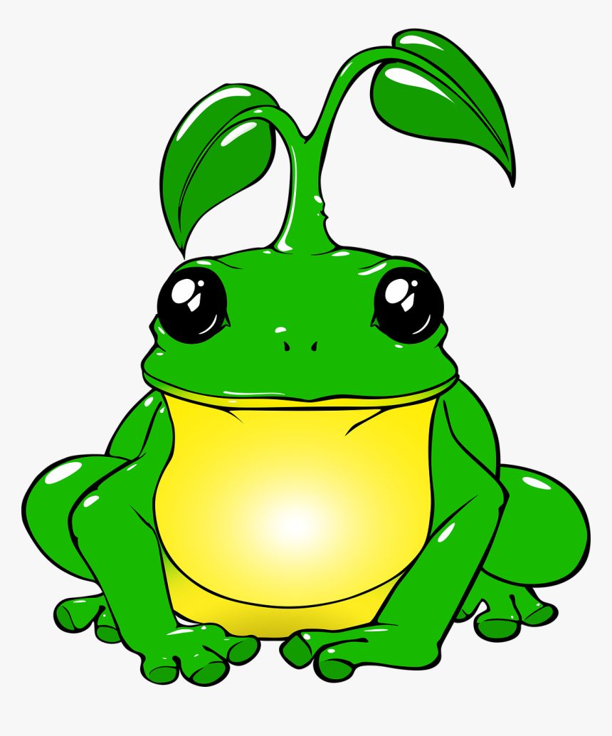 Frog Leaf Animal Free Picture - Frog With A Unicorn, HD Png Download, Free Download