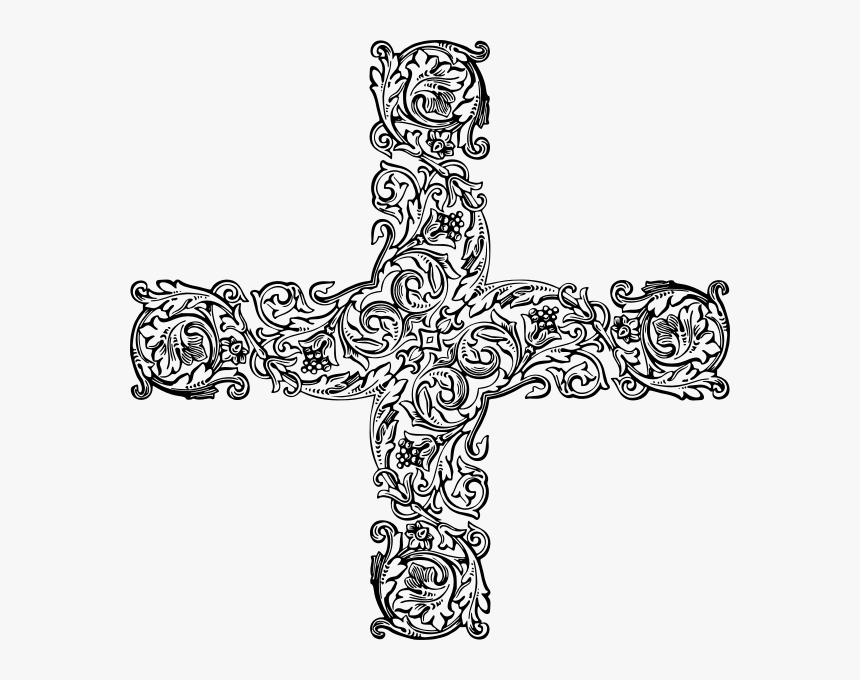 Cross Flory Heraldry - Heraldry Cross, HD Png Download, Free Download