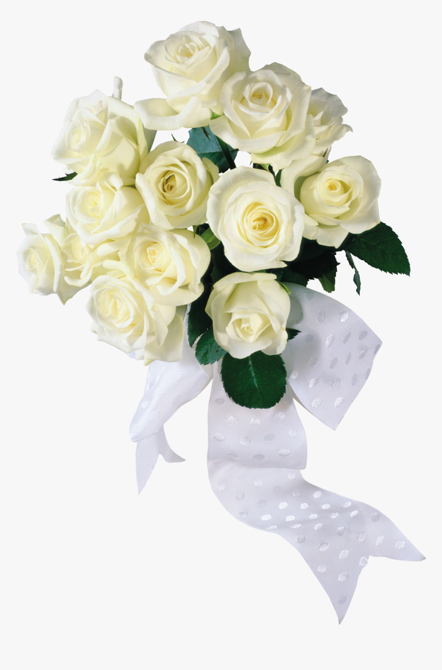 Rose Bouquet Png Black And White - Wedding Flower Bouquet Png, Transparent Png, Free Download