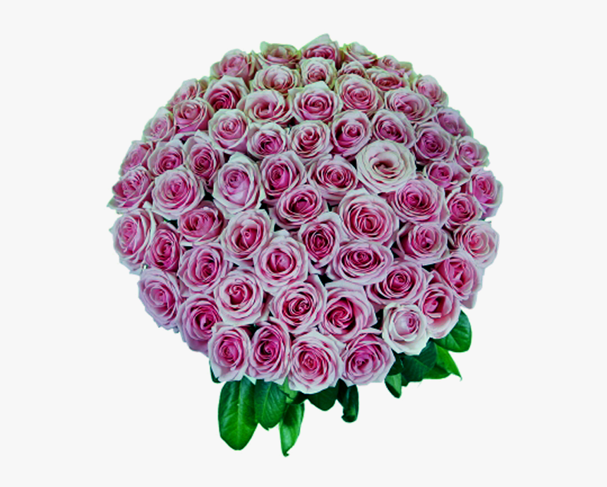 50 Pink Roses Bouquet - Flower Bouquet, HD Png Download, Free Download