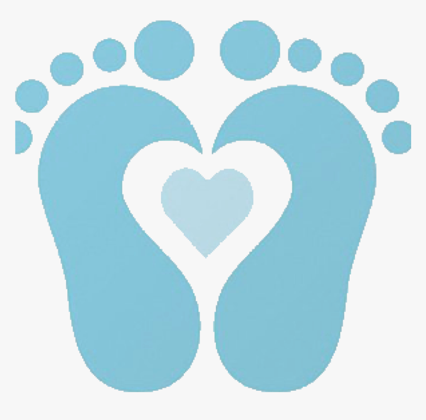 Transparent Foot Prints Png - Baby Feet Heart Clipart, Png Download, Free Download