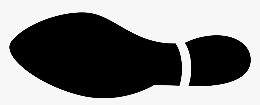 Monochrome - Footprint Of Shoe, HD Png Download, Free Download