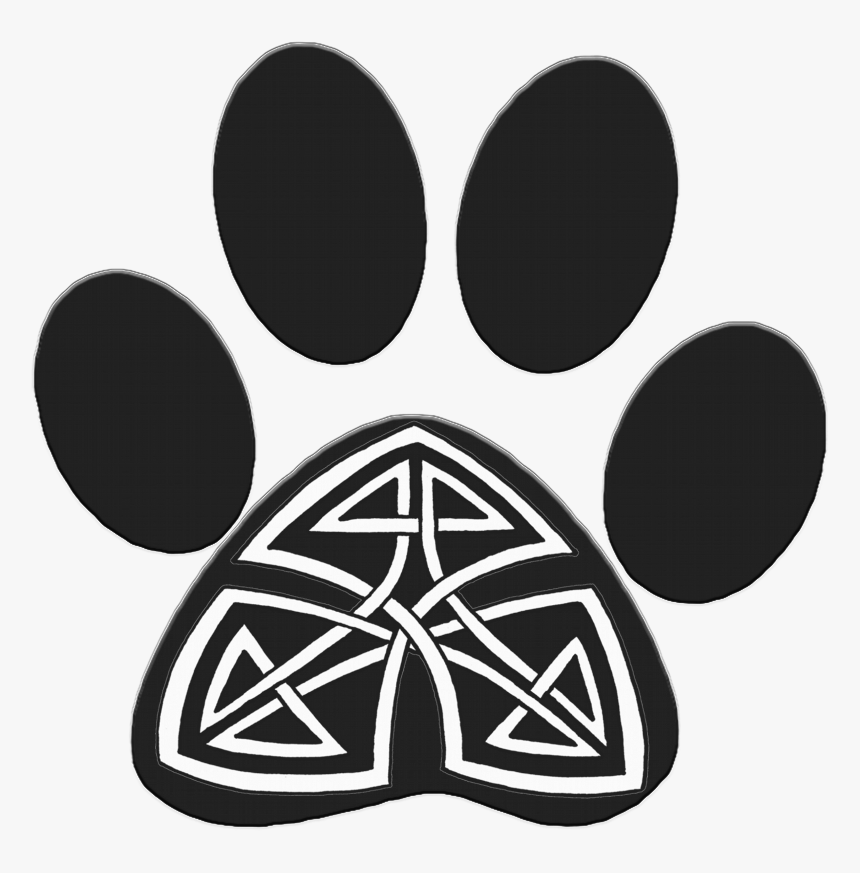 Transparent Cat Paw Print Png - Paw Print Brown Dog, Png Download - kindpng