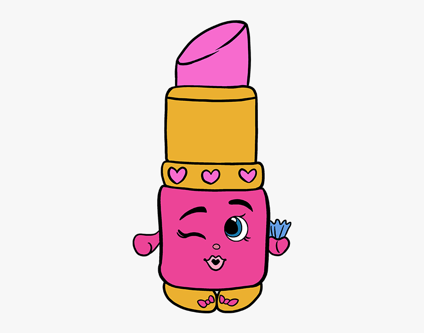 Transparent Lips Drawing Png - Shopkins Drawing, Png Download, Free Download