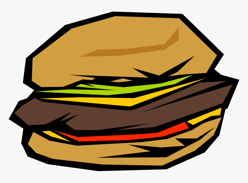Clip Art Pictures Library - Hamburger, HD Png Download, Free Download
