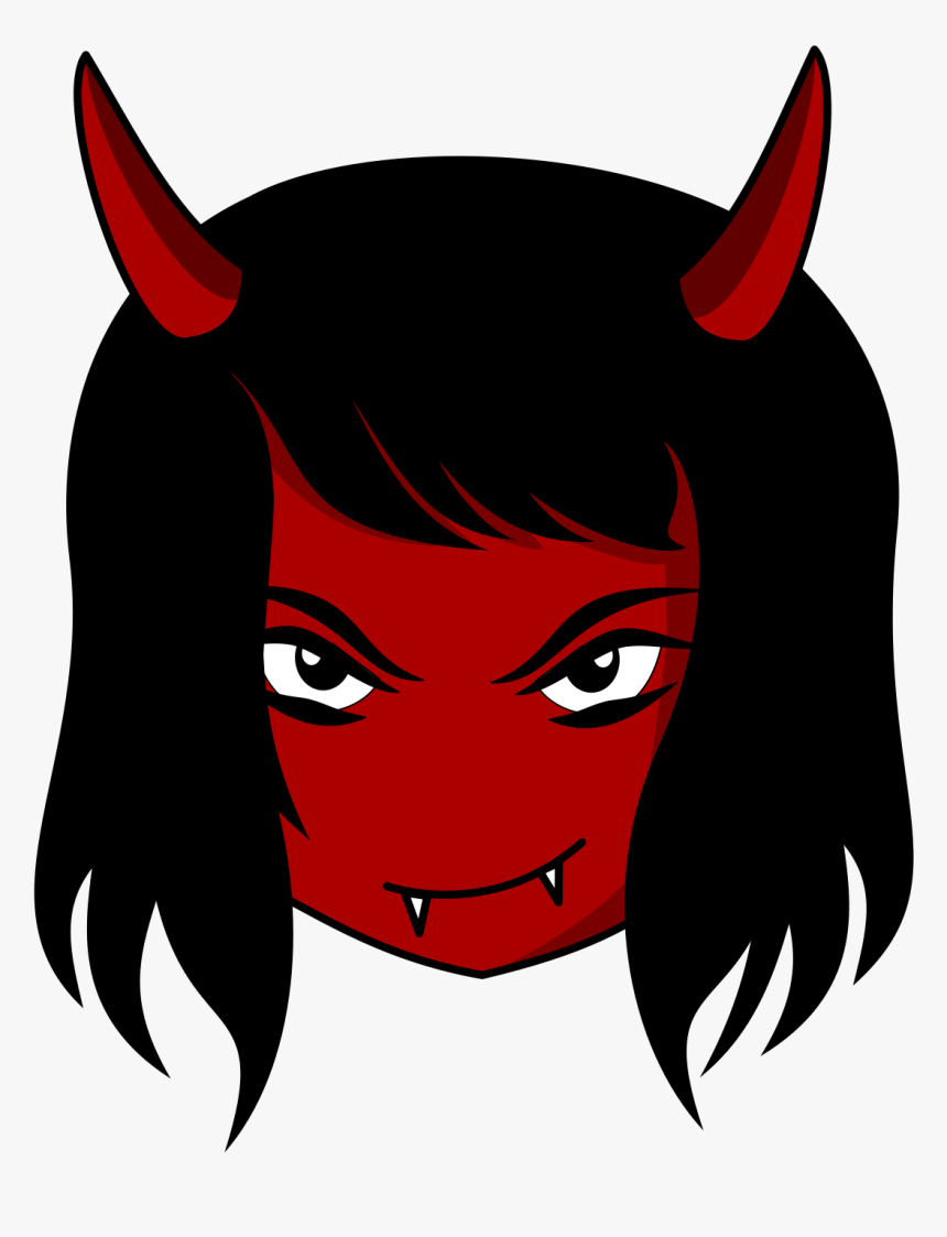 Hair,face,red,facial Character,clip - Evil Png, Transparent Png, Free Download