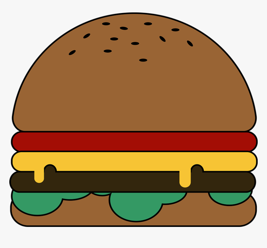 Food, Hamburger, Meal, Restaurant, Design, Fast, Tasty, HD Png Download, Free Download