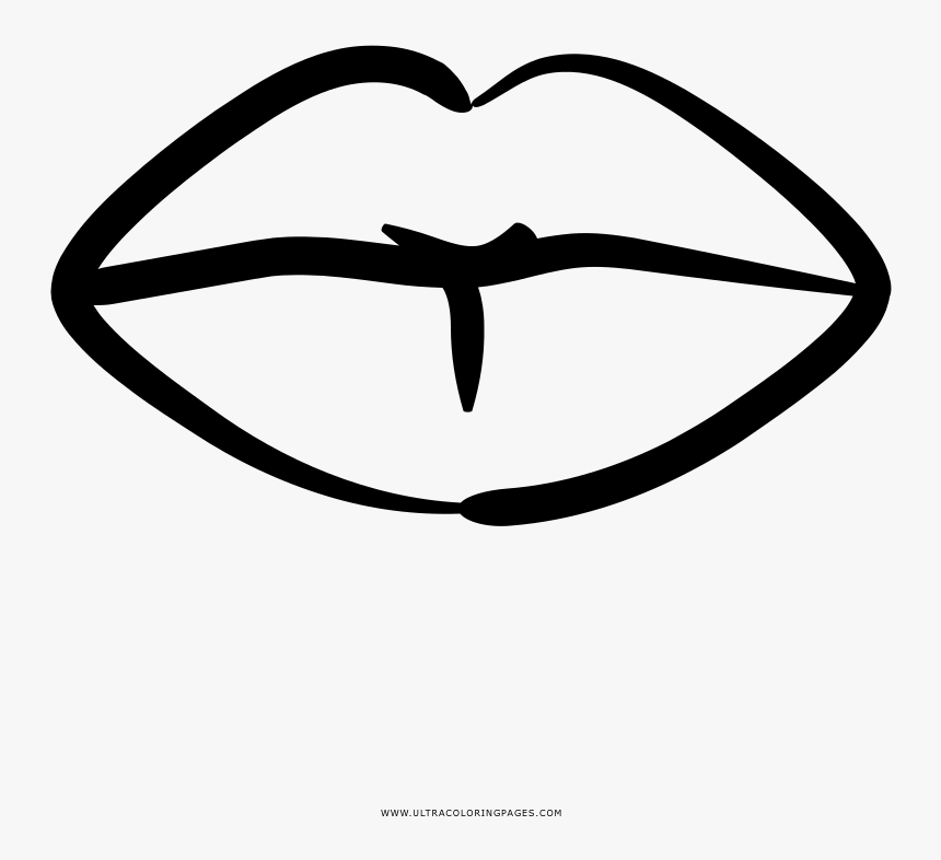 Lime Drawing Lip - Labbra Disegni Da Colorare, HD Png Download, Free Download