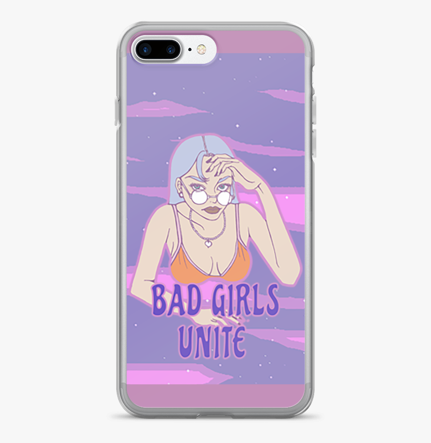 Badgirlscellphone Mockup Back Iphone 7 Plus, HD Png Download, Free Download