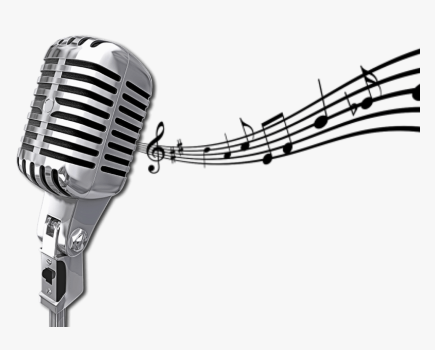 Microphone And Music Note, HD Png Download, Free Download