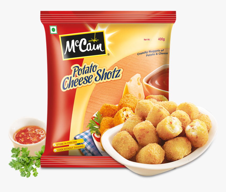 Mccain Potato Cheese Shotz , Png Download - Cheese Corn Nuggets Mccain, Transparent Png, Free Download