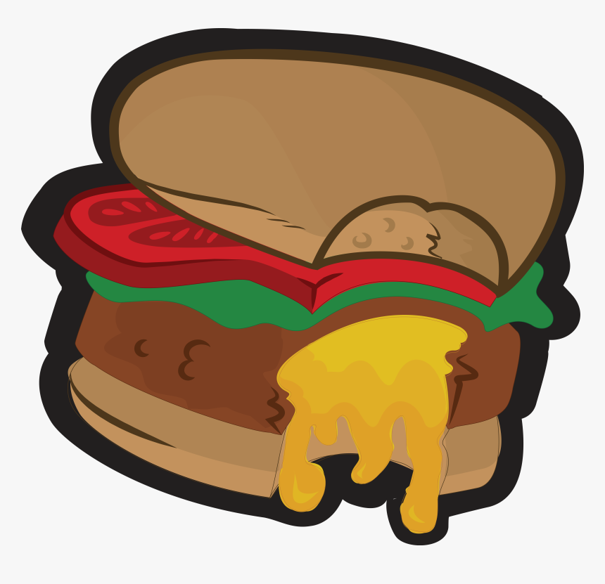 Hamburger Clipart Burger Restaurant - Cartoon, HD Png Download, Free Download