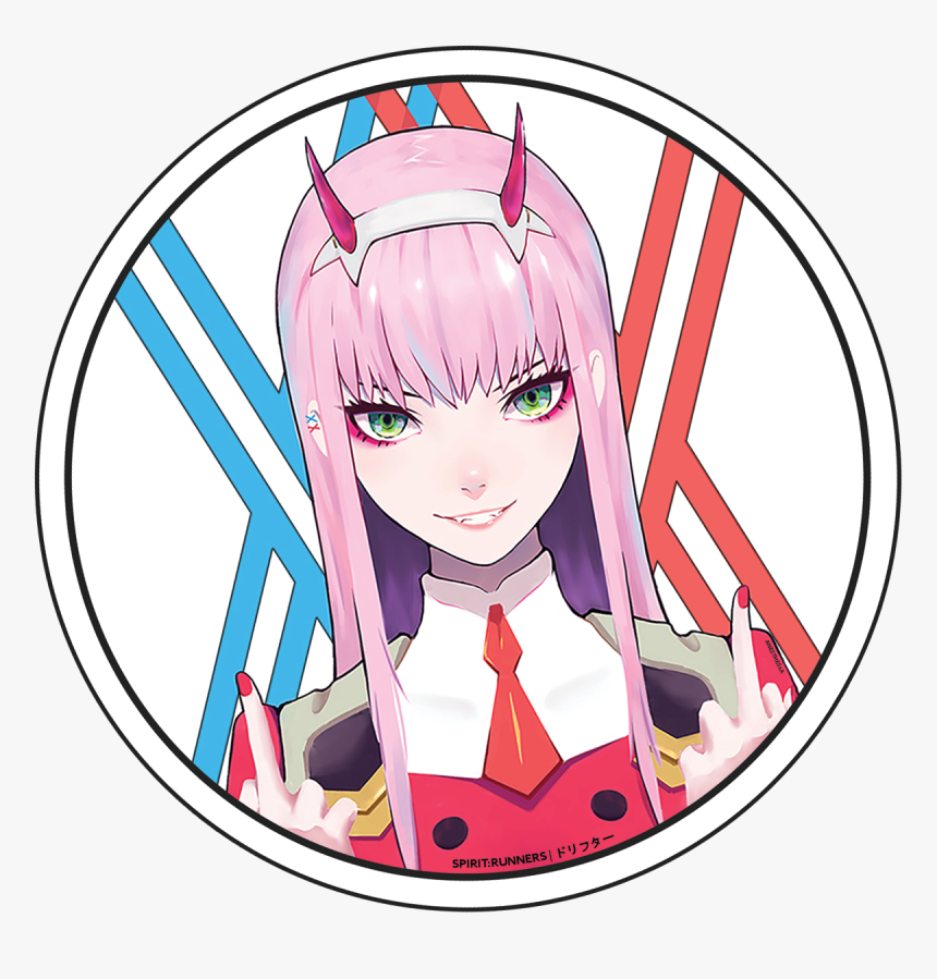 Download Bad Ass Zero Two Car Freshener [candied Spice] - Zero Two Full Background, HD Png Download, Free Download