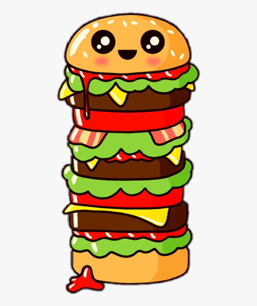 Transparent Junk Food Snacks Clipart - Hamburger Gif, HD Png Download - kin...