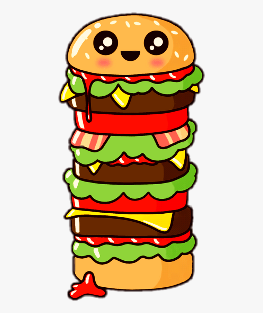 Transparent Junk Food Snacks Clipart - Hamburger Gif, HD Png Download, Free Download