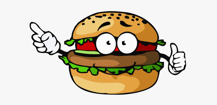 Vector Hamburger Junk Food - Hamburger And Hotdog Clipart, HD Png Download, Free Download