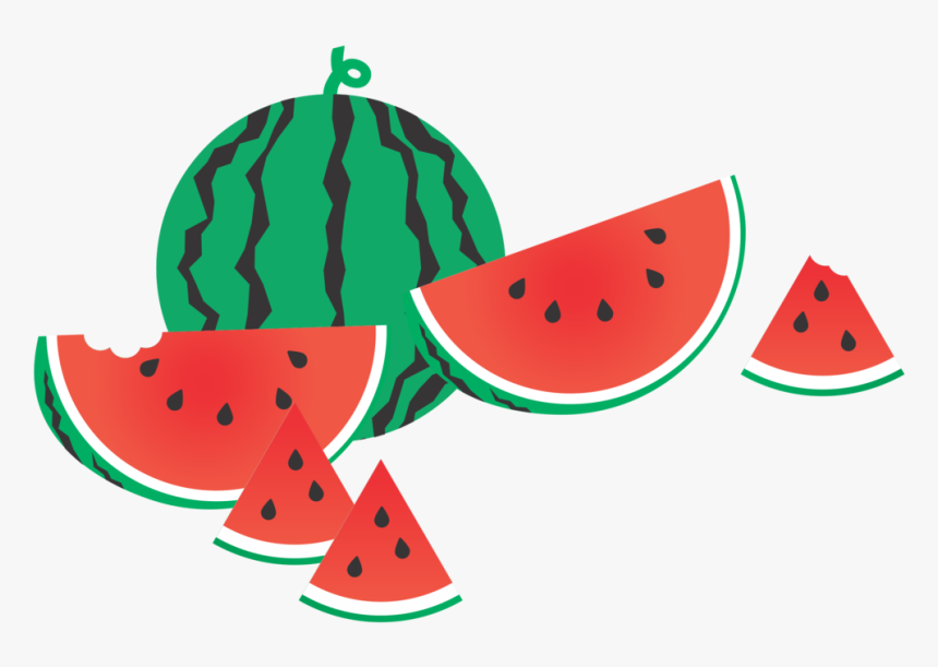 Watermelon Clipart Cut - Clip Art, HD Png Download, Free Download