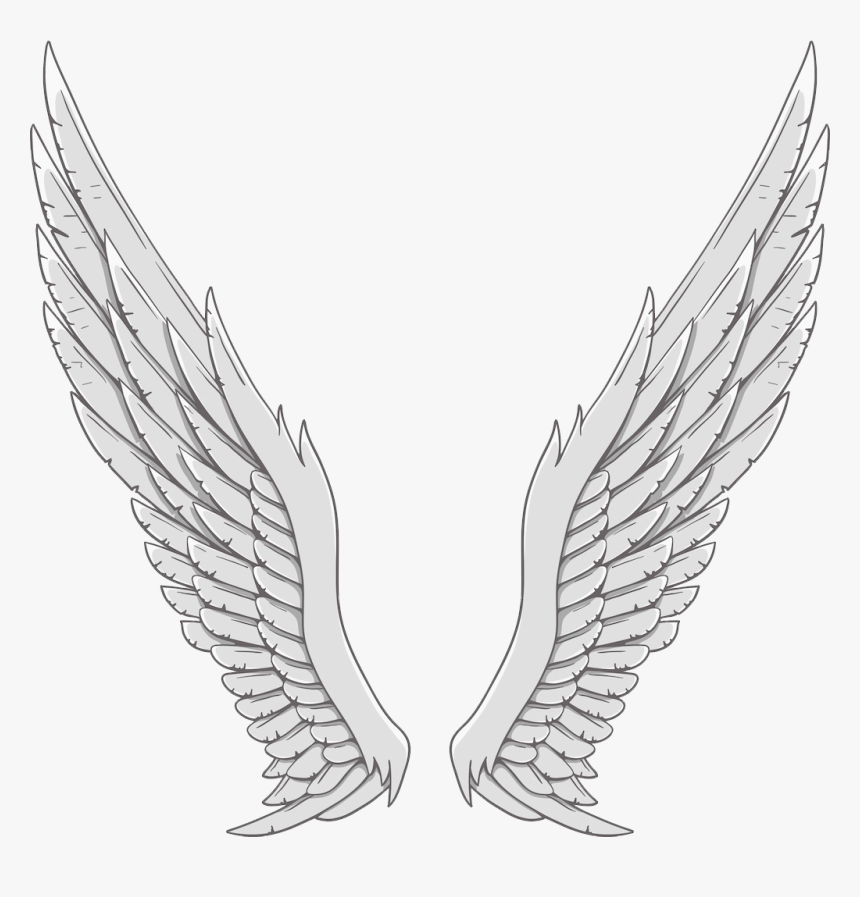 Angel Wing White - Angel Wing Clipart Png, Transparent Png, Free Download