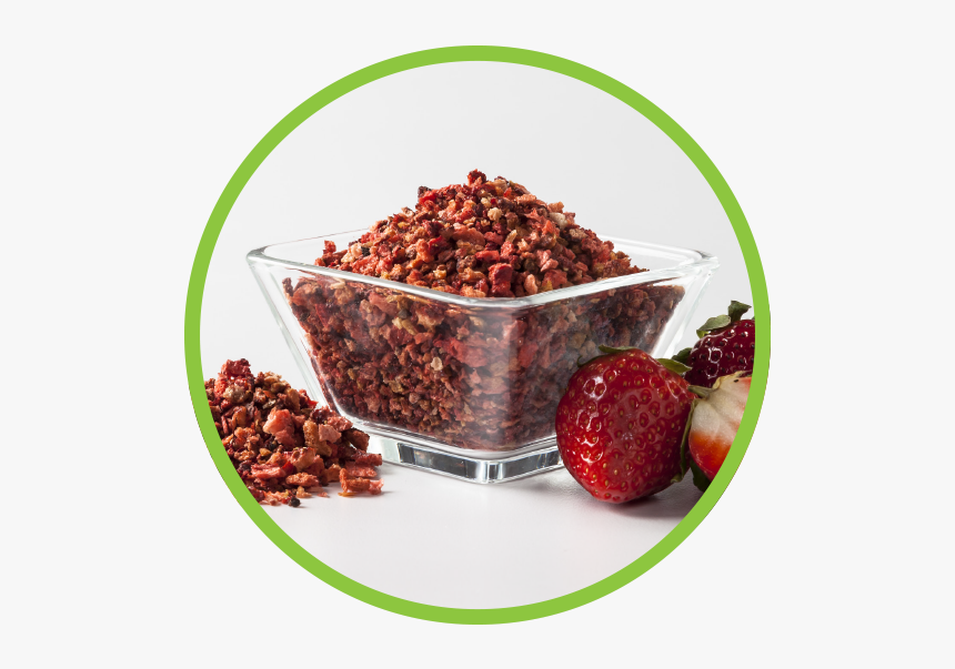 Our Dried Strawberries Are Also Available In Fragment - Strawberry, HD Png Download, Free Download