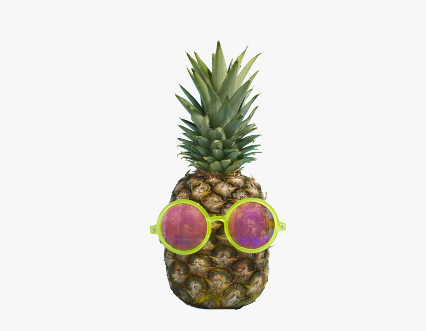 Pineapple With Sunglasses Png, Transparent Png, Free Download