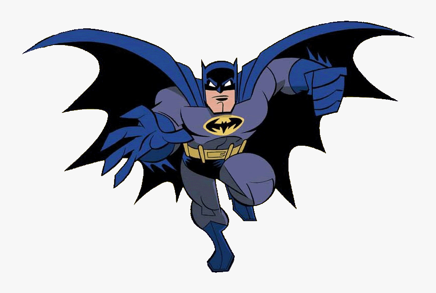 Marvel Super Hero Clipart Free - Batman Cartoon Transparent Background, HD  Png Download - kindpng