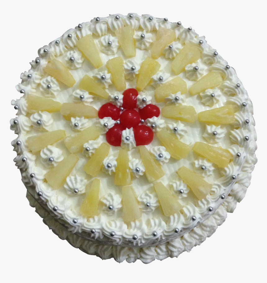 Birthday Cake Pine Apple , Png Download - Fresh Cream New Cake Design, Transparent Png, Free Download