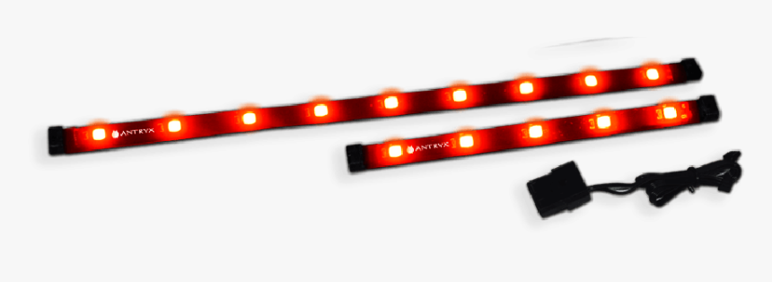 Akasa Vegas Red Led Light Strip, 60cm, 15 Leds, Molex - Red Led Strip Png, Transparent Png, Free Download