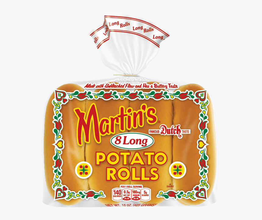 Martin"s® Long Potato Rolls - Martin's Long Potato Rolls, HD Png Download, Free Download