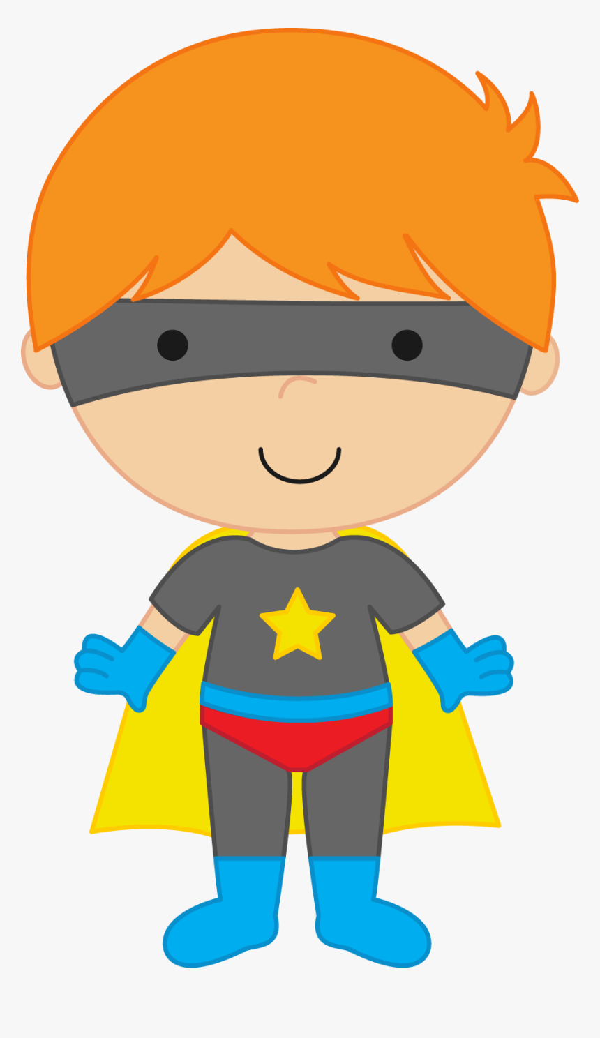 Boy Clipart Superhero - Clip Art Boy Super Hero, HD Png Download, Free Download