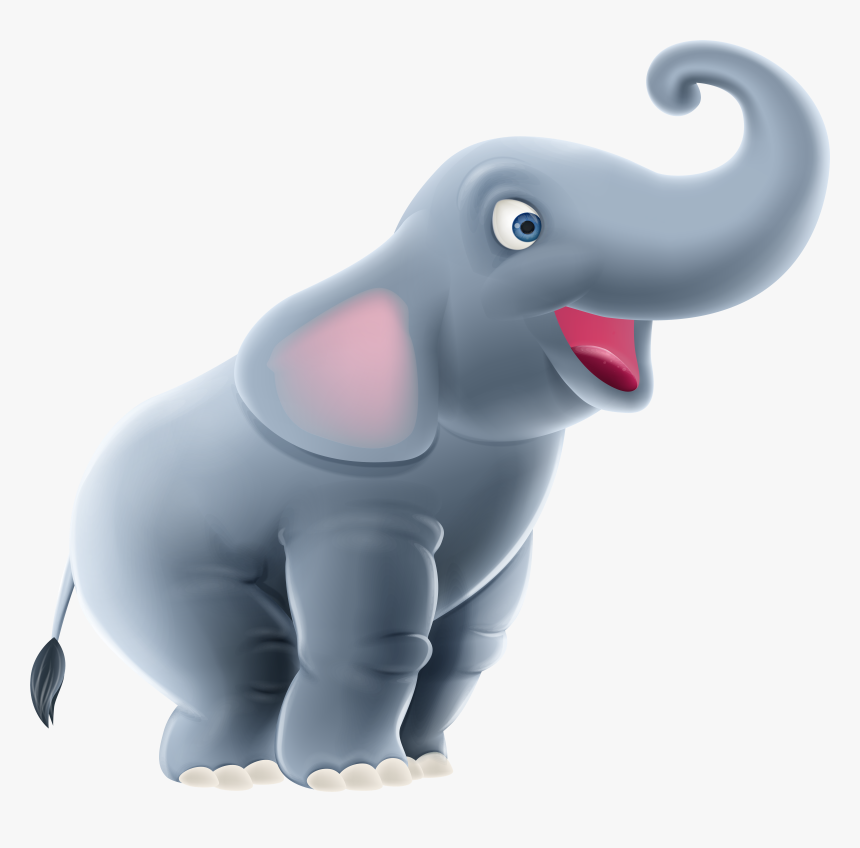 Clipart Easter Elephant - Cute Elephant Transparent Background, HD Png Download, Free Download