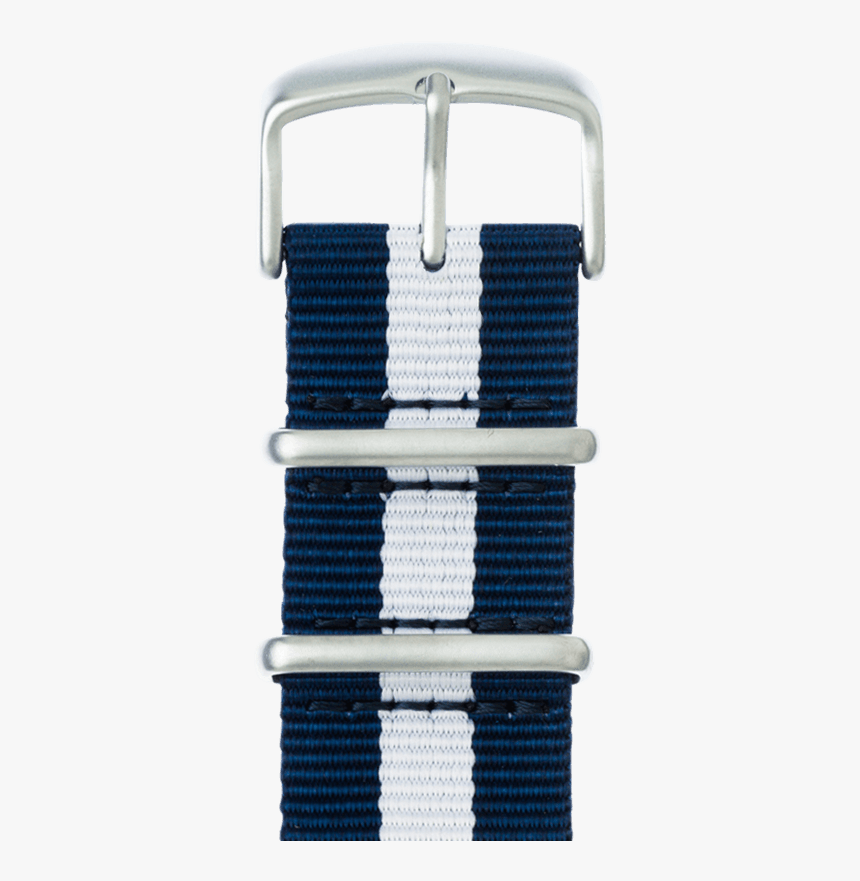 Correa Para Apple Watch De Nailon Nato En Azul Marino/blanco - Folding Chair, HD Png Download, Free Download