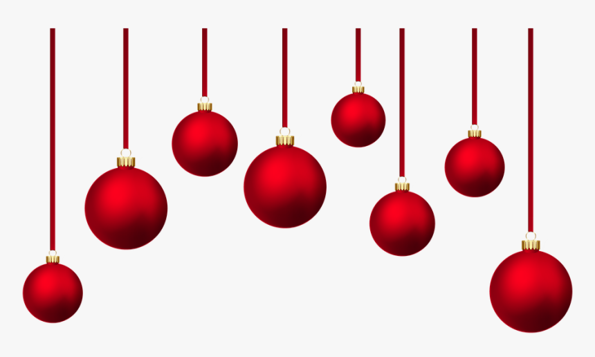 Bolas De Natal Png - Transparent Background Christmas Baubles Png, Png Download, Free Download