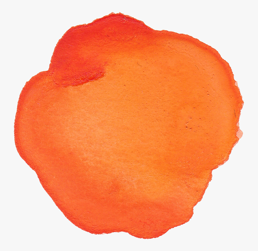 Transparent Orange Circle Png - Orange Watercolor Round Png, Png Download, Free Download