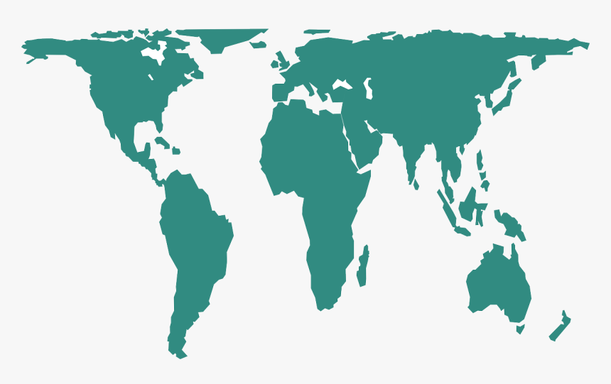 Peters Projection World Map Vector, HD Png Download, Free Download