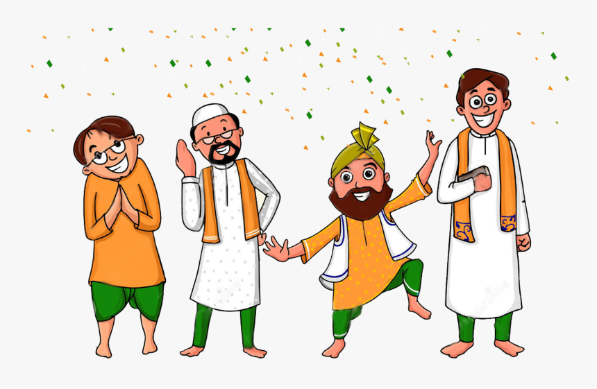 Information On India Religions - Independence Day Clipart India, HD Png Download, Free Download