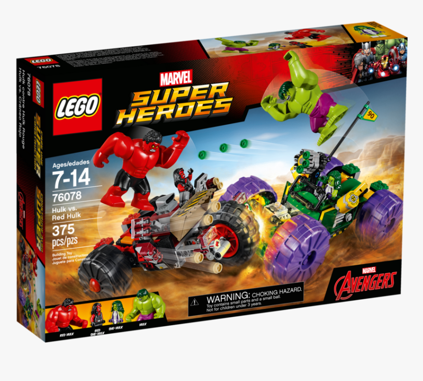 Lego Marvel Super Heroes 76078 , Png Download - Hulk Vs Red Hulk Lego, Transparent Png, Free Download