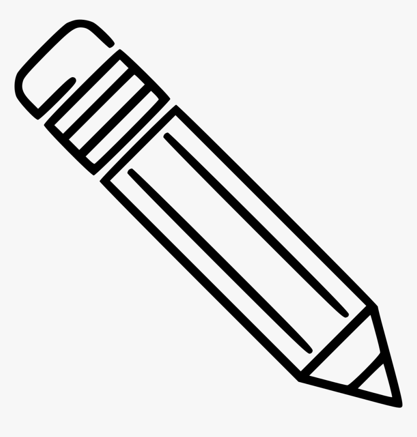 Pencil Line Icon Png, Transparent Png, Free Download