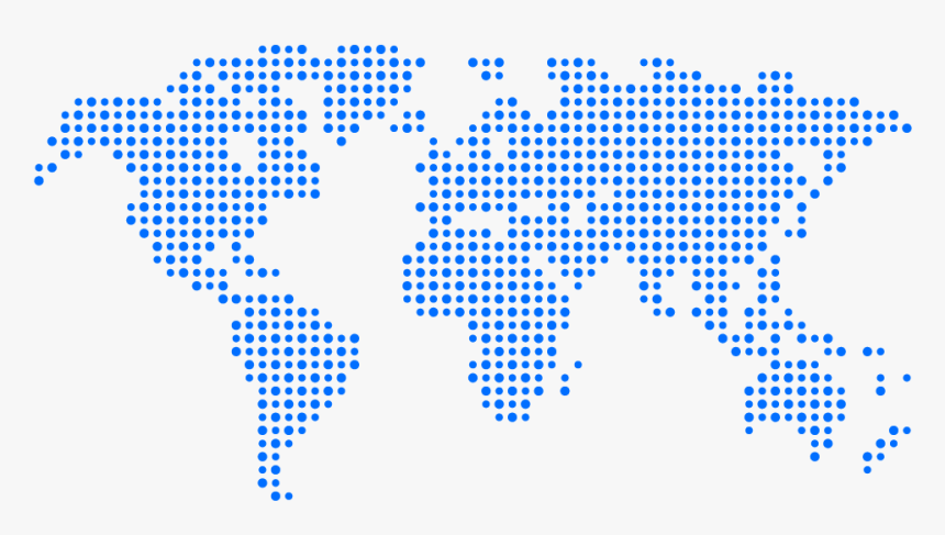 World Map Of Element Blue Locations & Affiliates - World Map Dotted Png, Transparent Png, Free Download