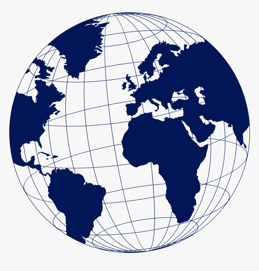 Globe World Map - World Travel Icon Png, Transparent Png, Free Download