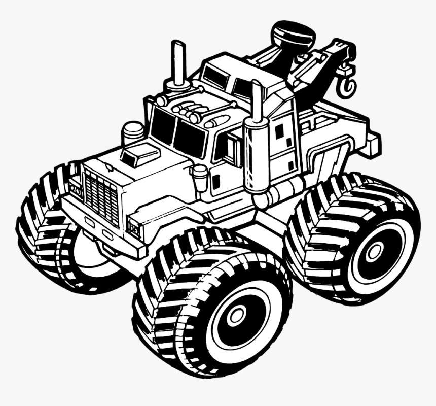 Clip Arts Related To - Toy Truck Clipart Black And White, HD Png Download, Free Download