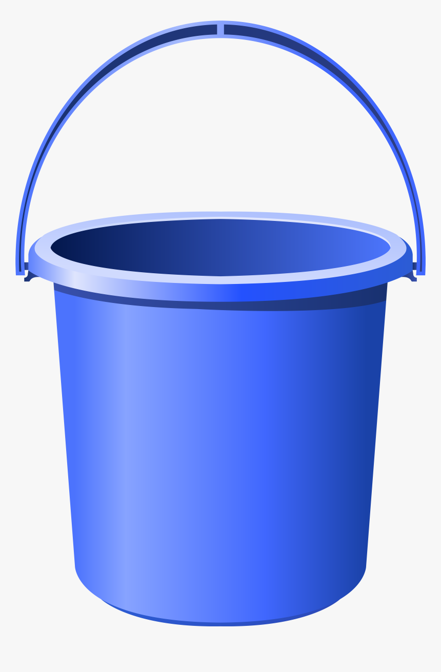 Blue Bucket Png Clip Art Image - Bathtub, Transparent Png, Free Download