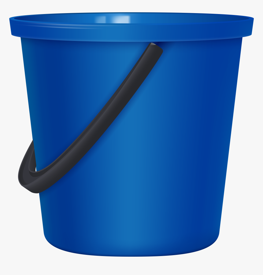 Blue Bucket Png Clip Art, Transparent Png, Free Download